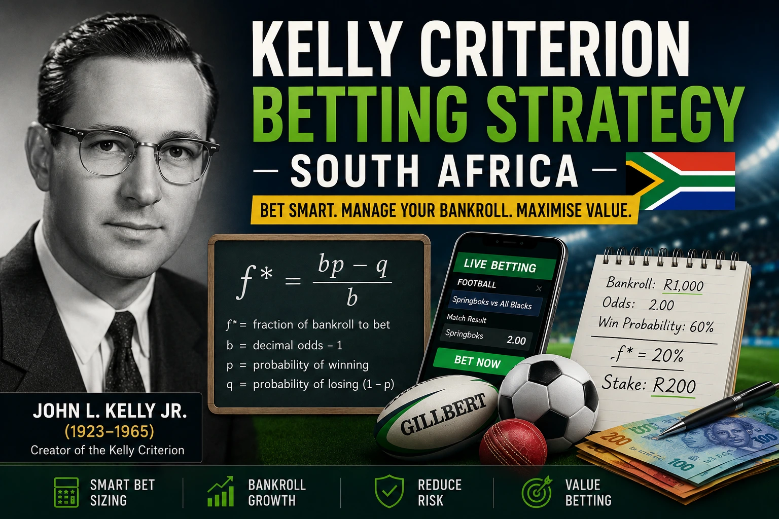 Kelly Criterion betting strategy South Africa