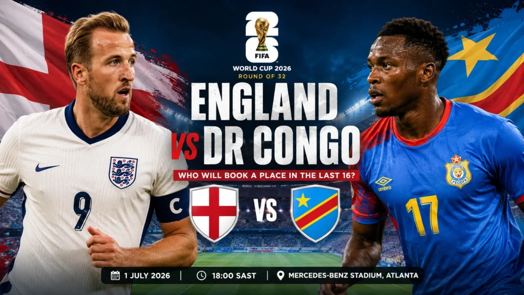 England vs DR Congo