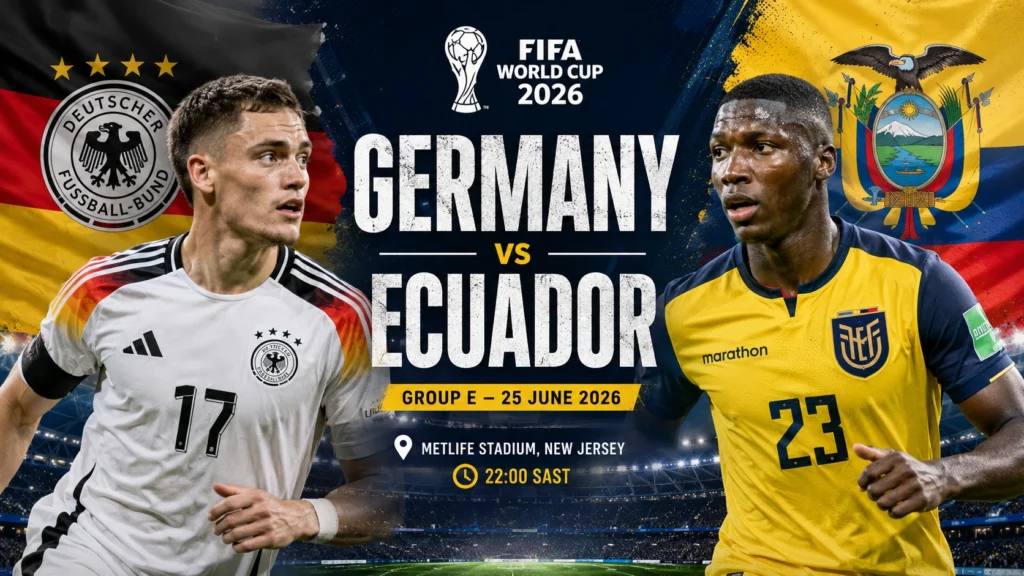Germany vs Ecuador Germany vs Ecuador