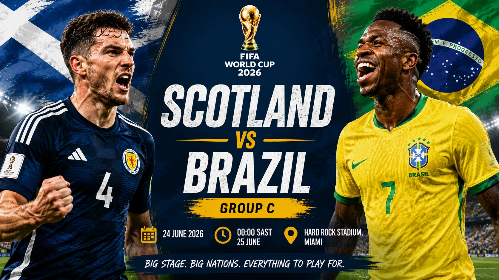 Scotland vs Brazil