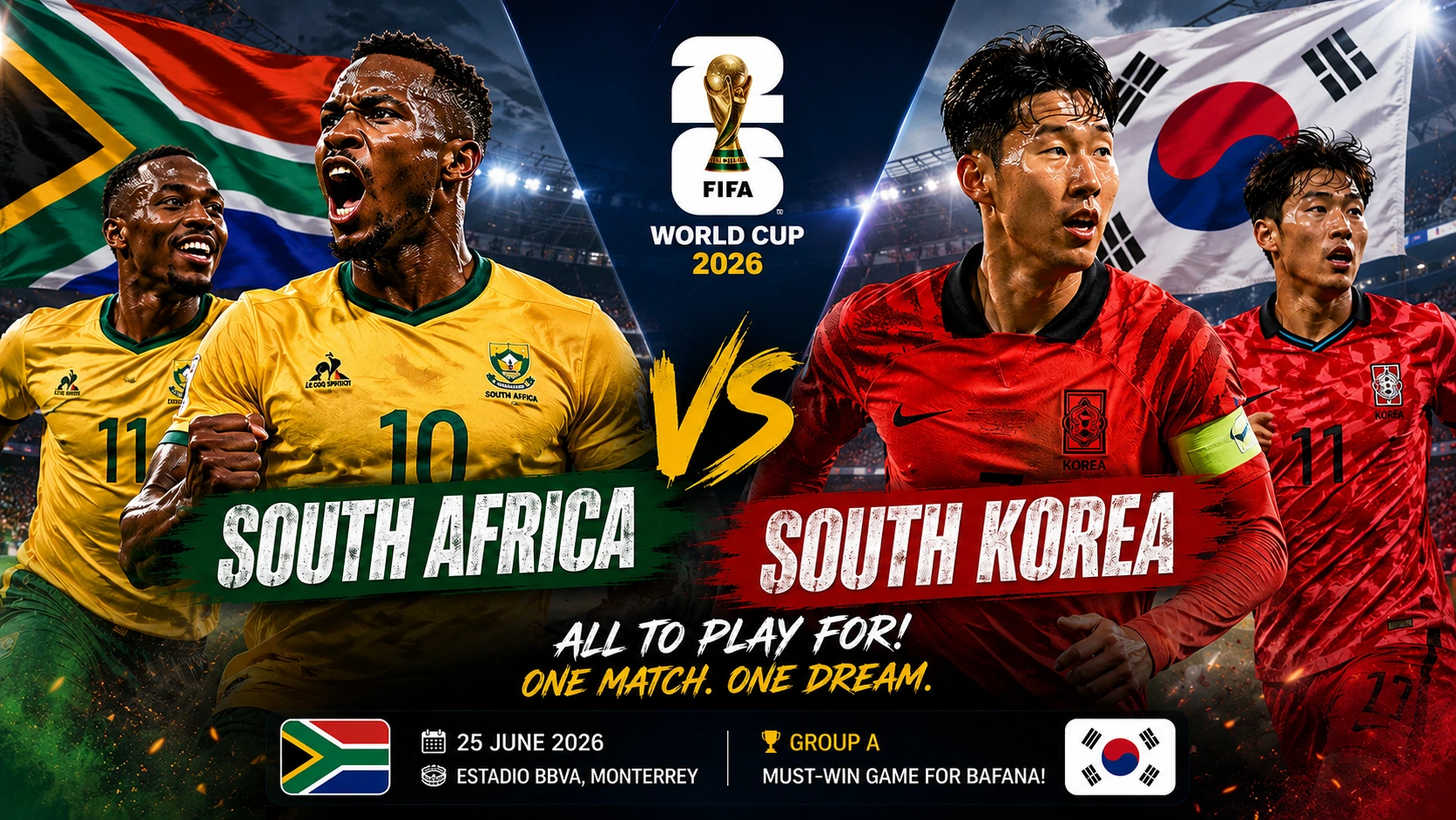South Africa vs South Korea