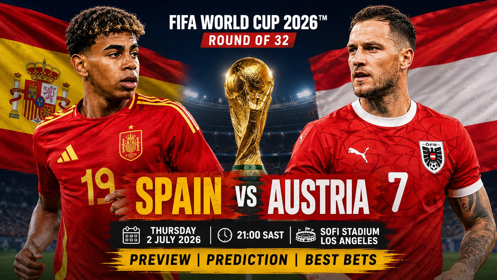 Spain vs Austria