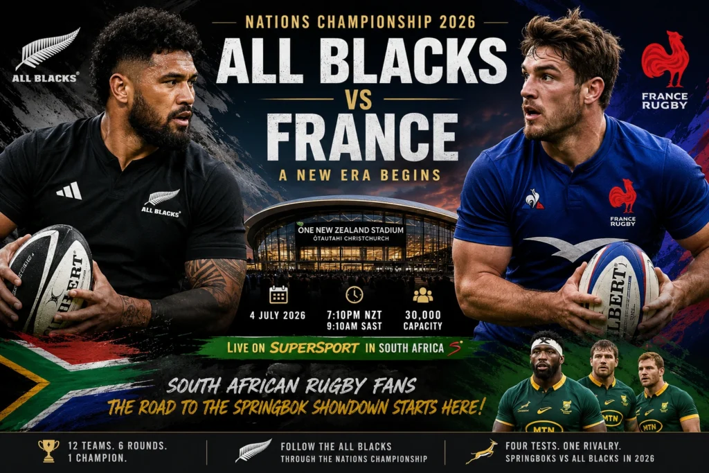 All Blacks vs France 2026