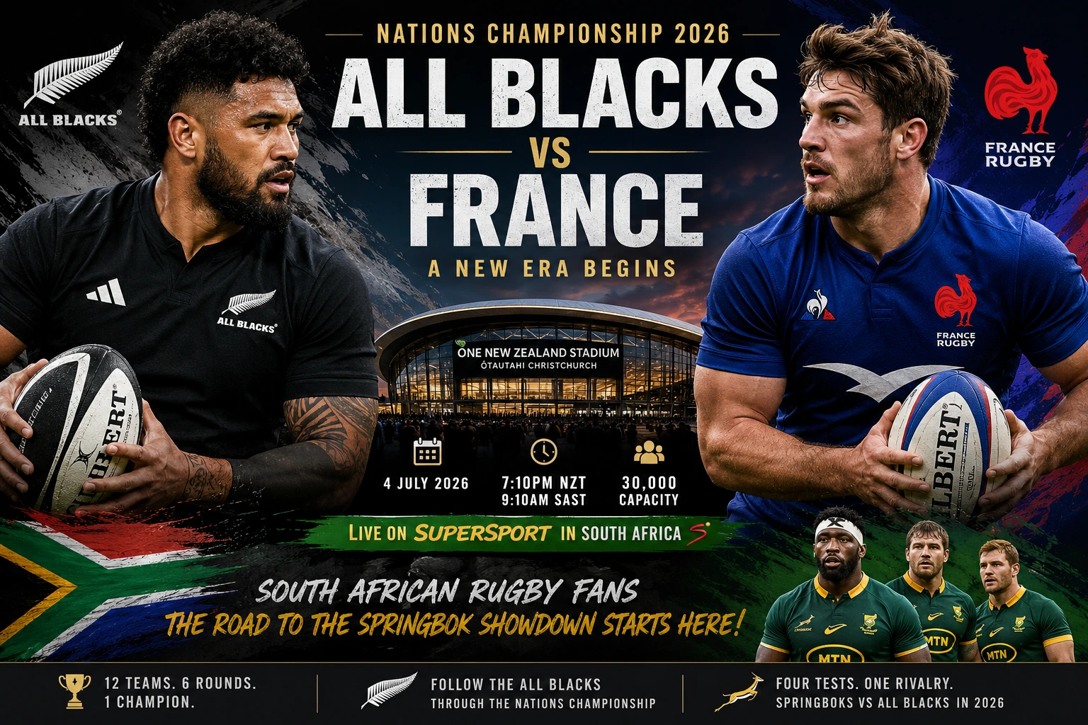 All Blacks vs France 2026