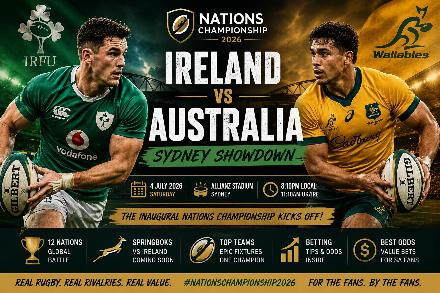 Ireland vs Australia