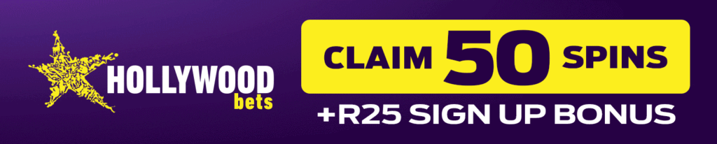 hoolywood sign up banner small Hollywoodbets South Africa Welcome Bonus