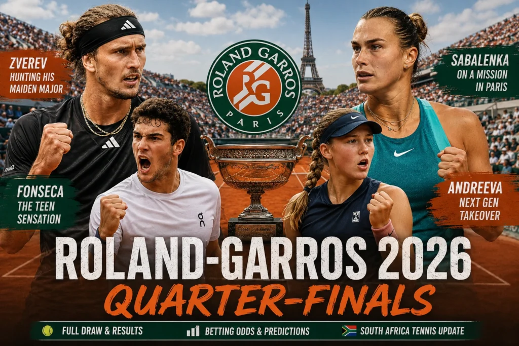Roland-Garros 2026 quarter-finals