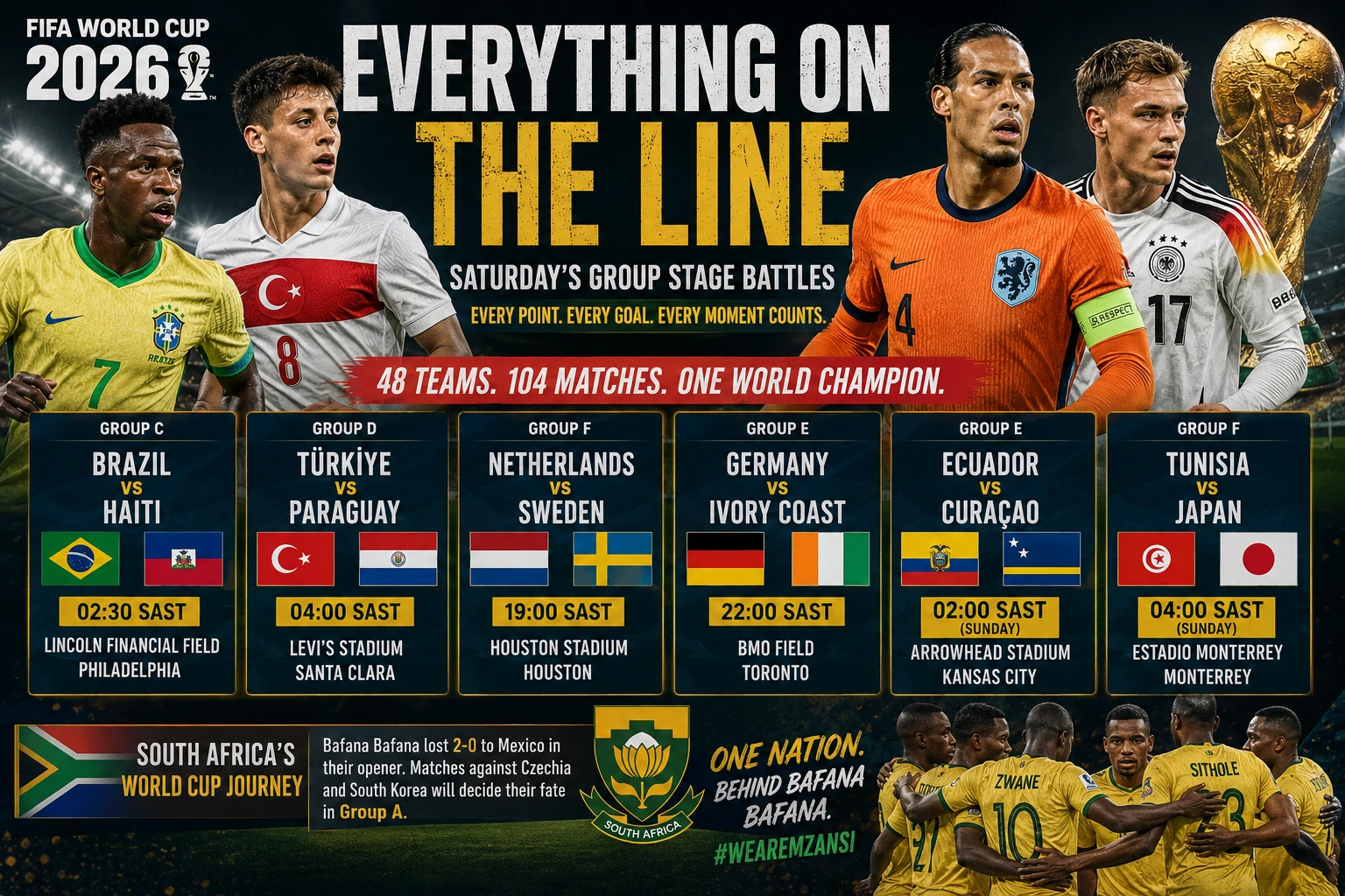 World Cup 2026 fixtures