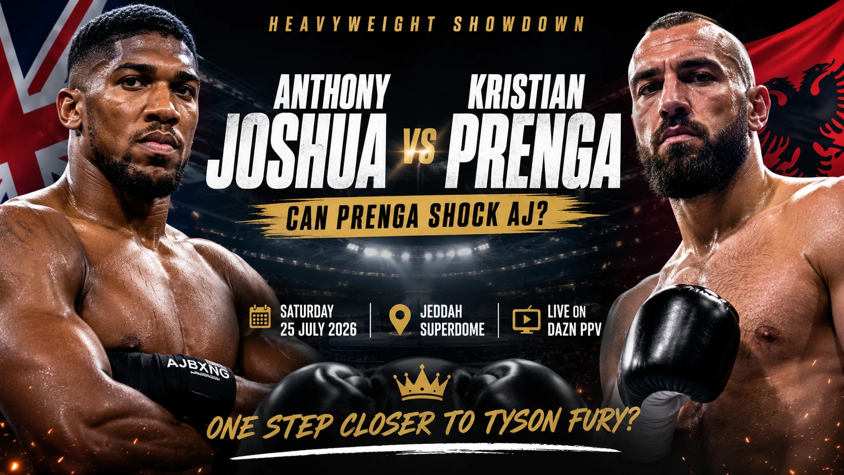 Anthony Joshua vs Kristian Prenga