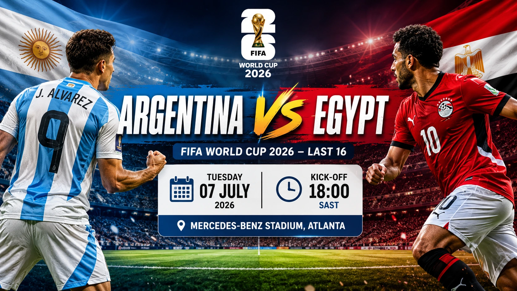 Argentina vs Egypt
