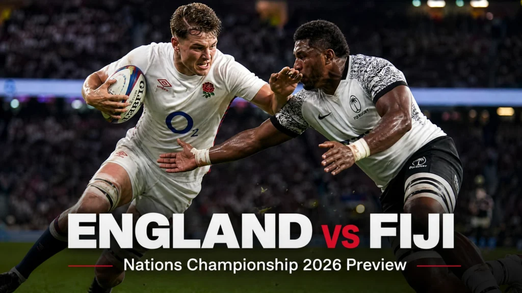 England vs Fiji