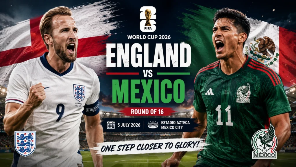 England vs Mexico