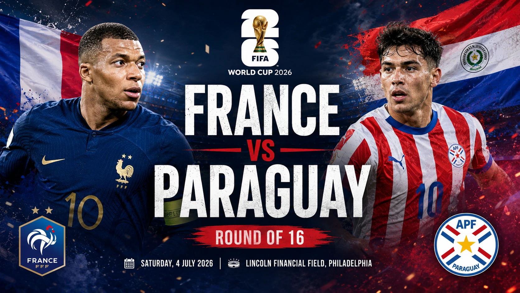 France vs Paraguay