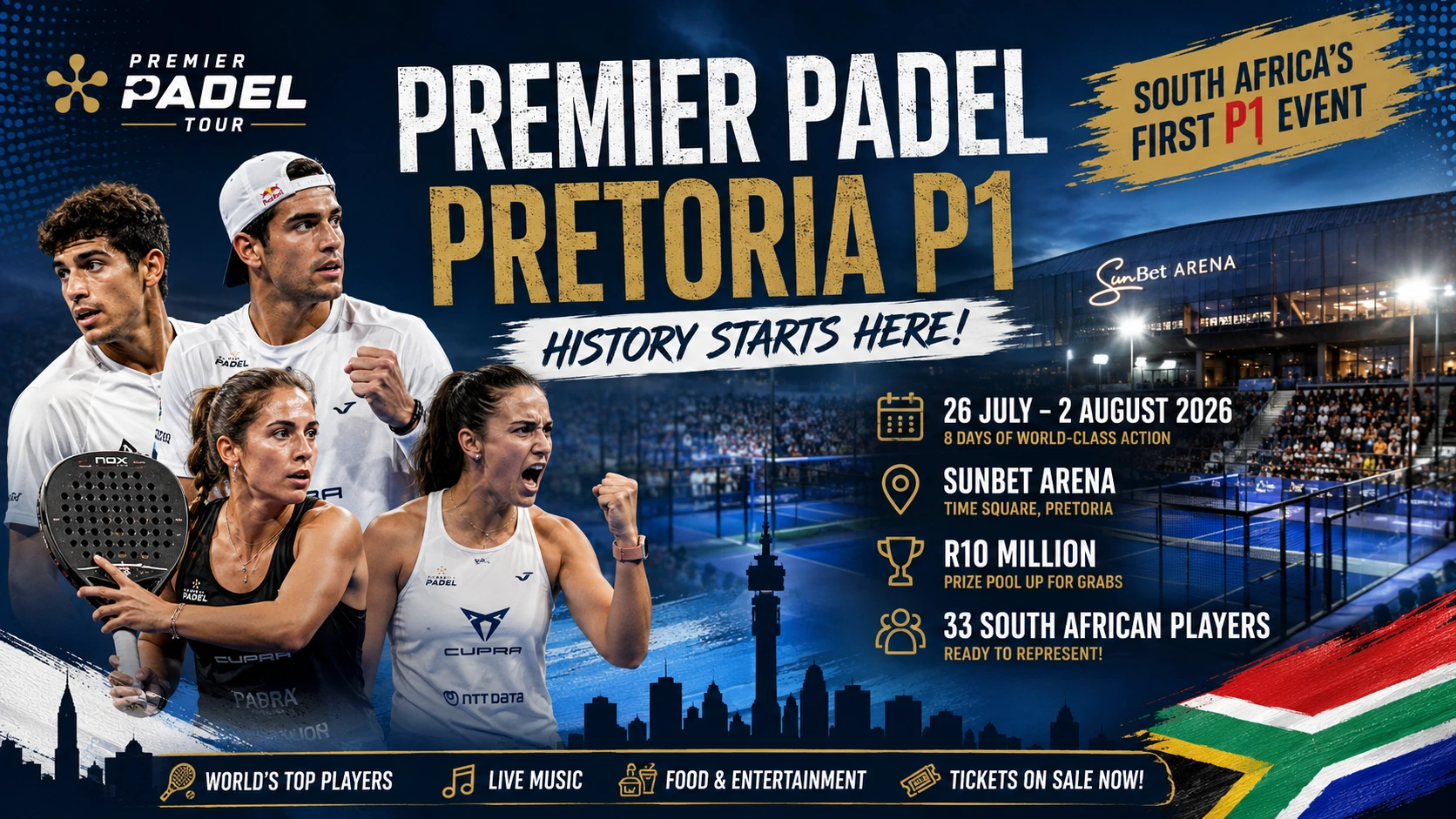 Premier Padel Pretoria P1 2026