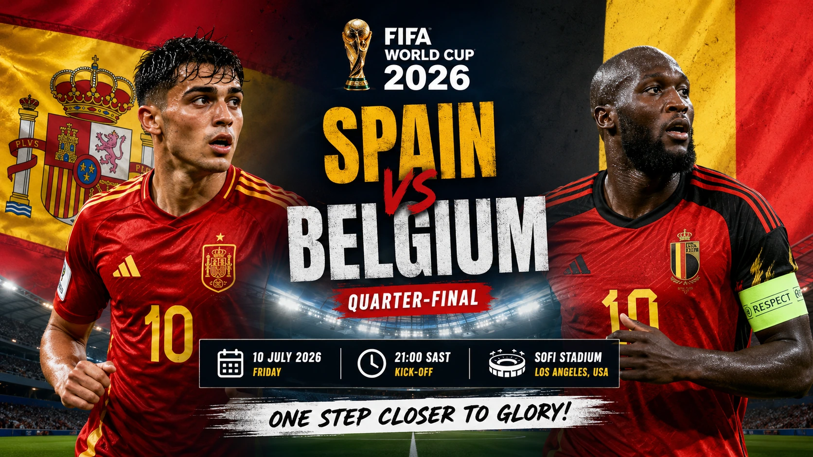 Spain vs Belgium