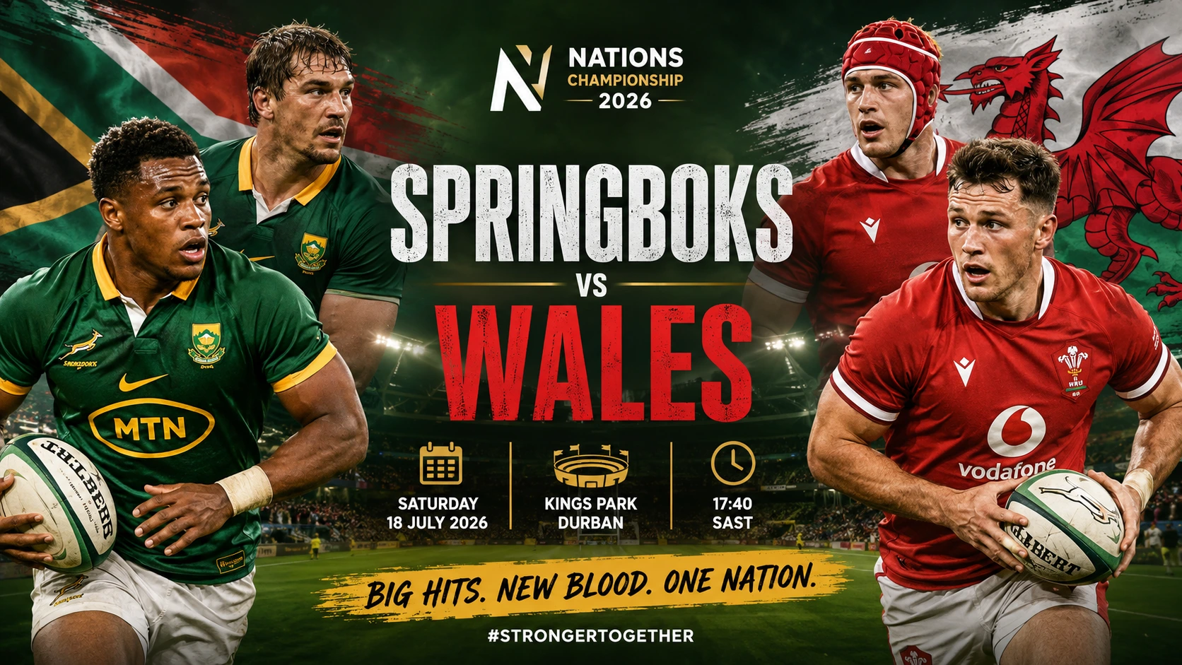 Springboks vs Wales