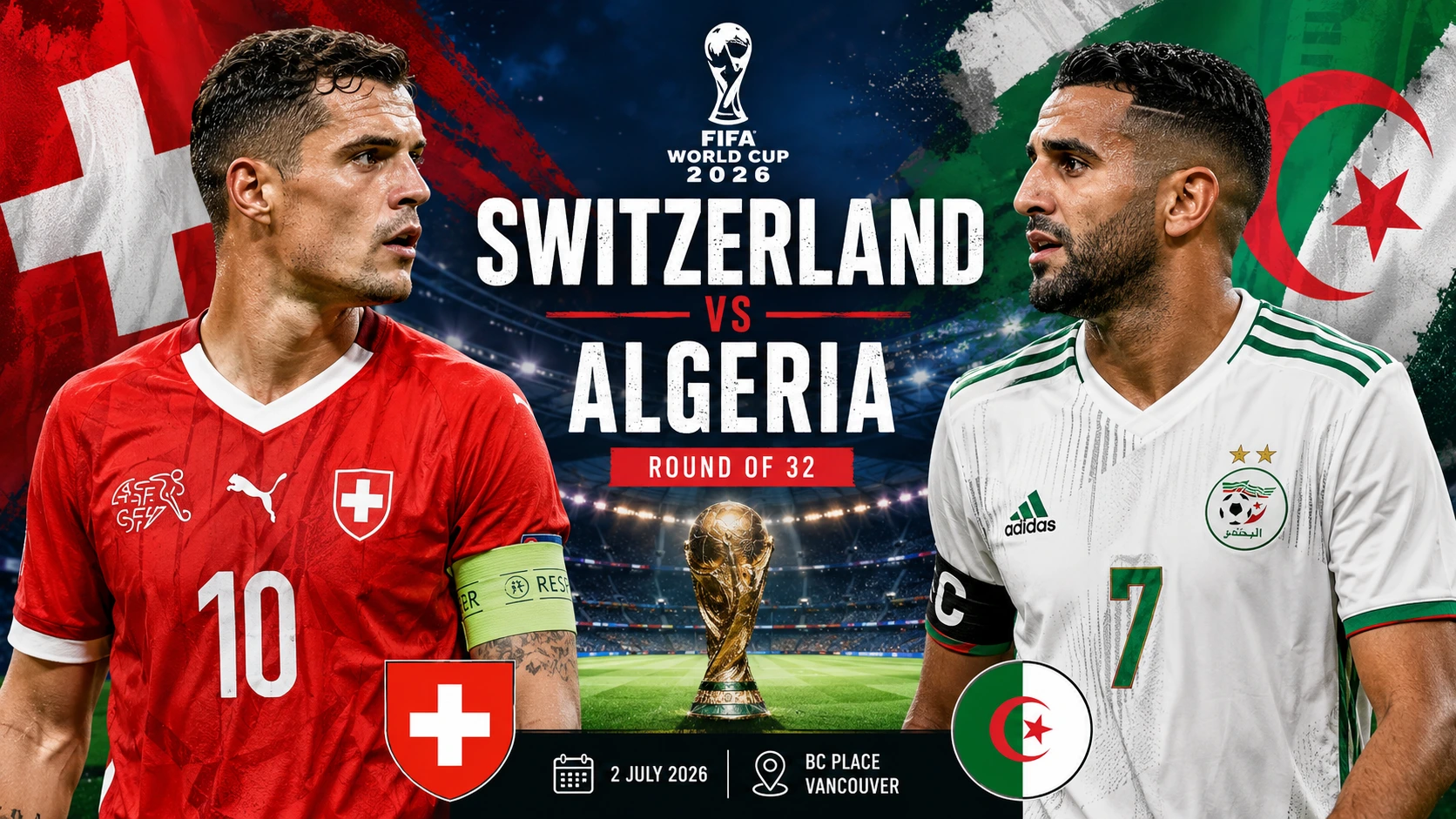 Switzerland vs Algeria