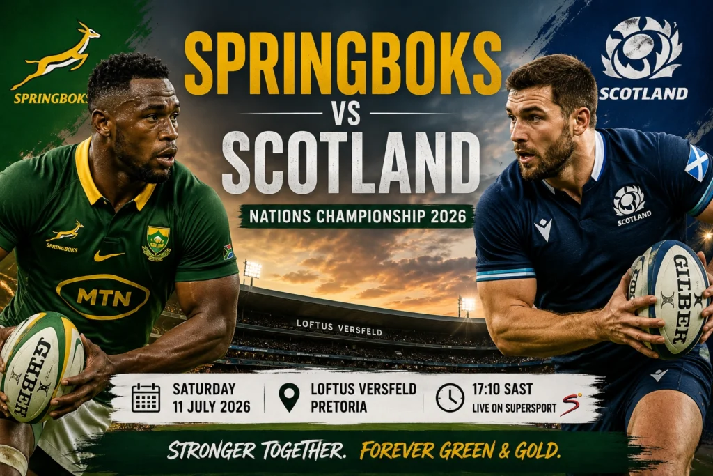 Springboks vs Scotland