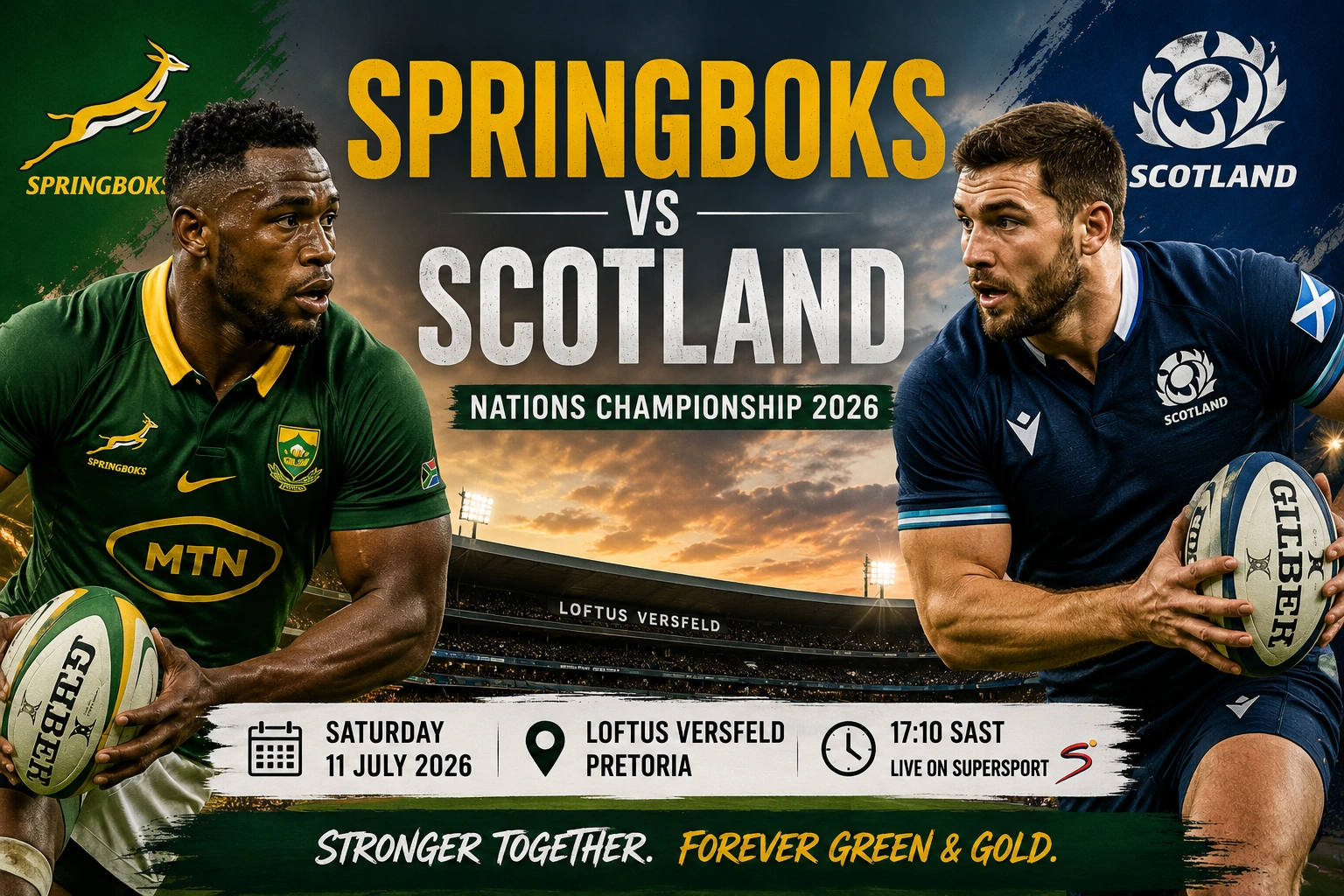Springboks vs Scotland