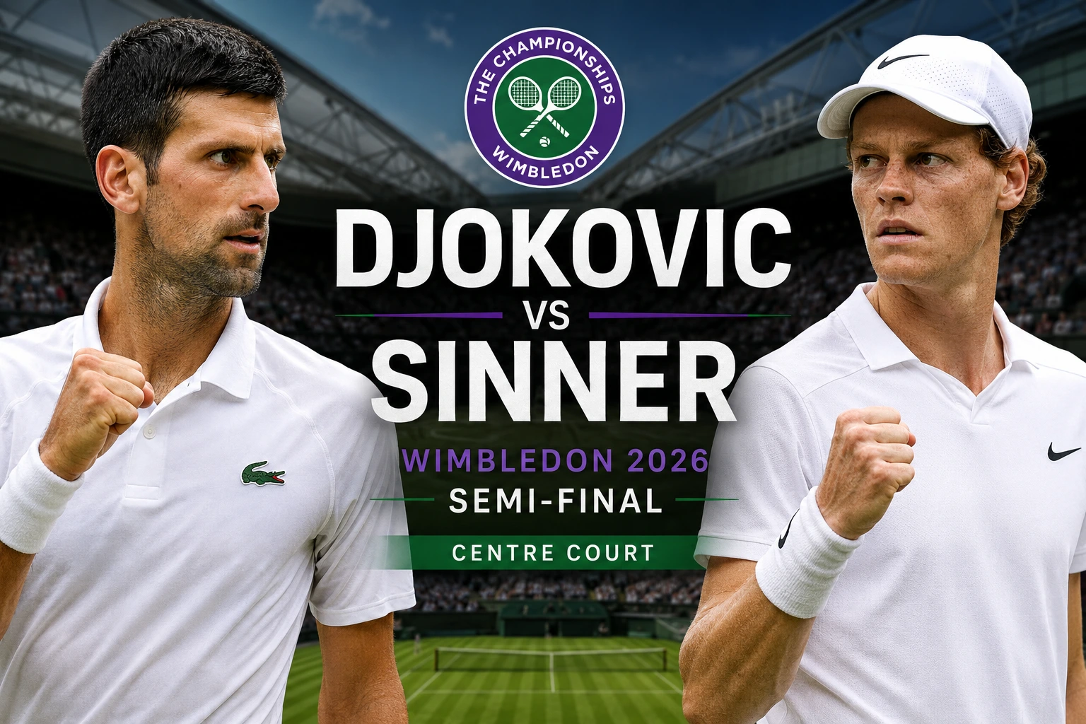 Djokovic vs Sinner