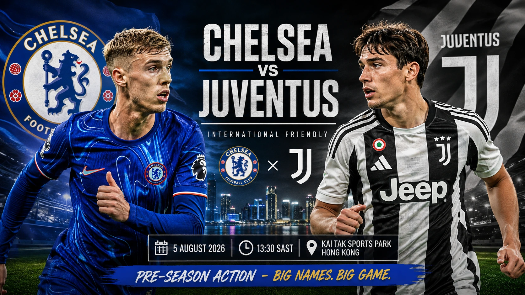 Chelsea vs Juventus friendly