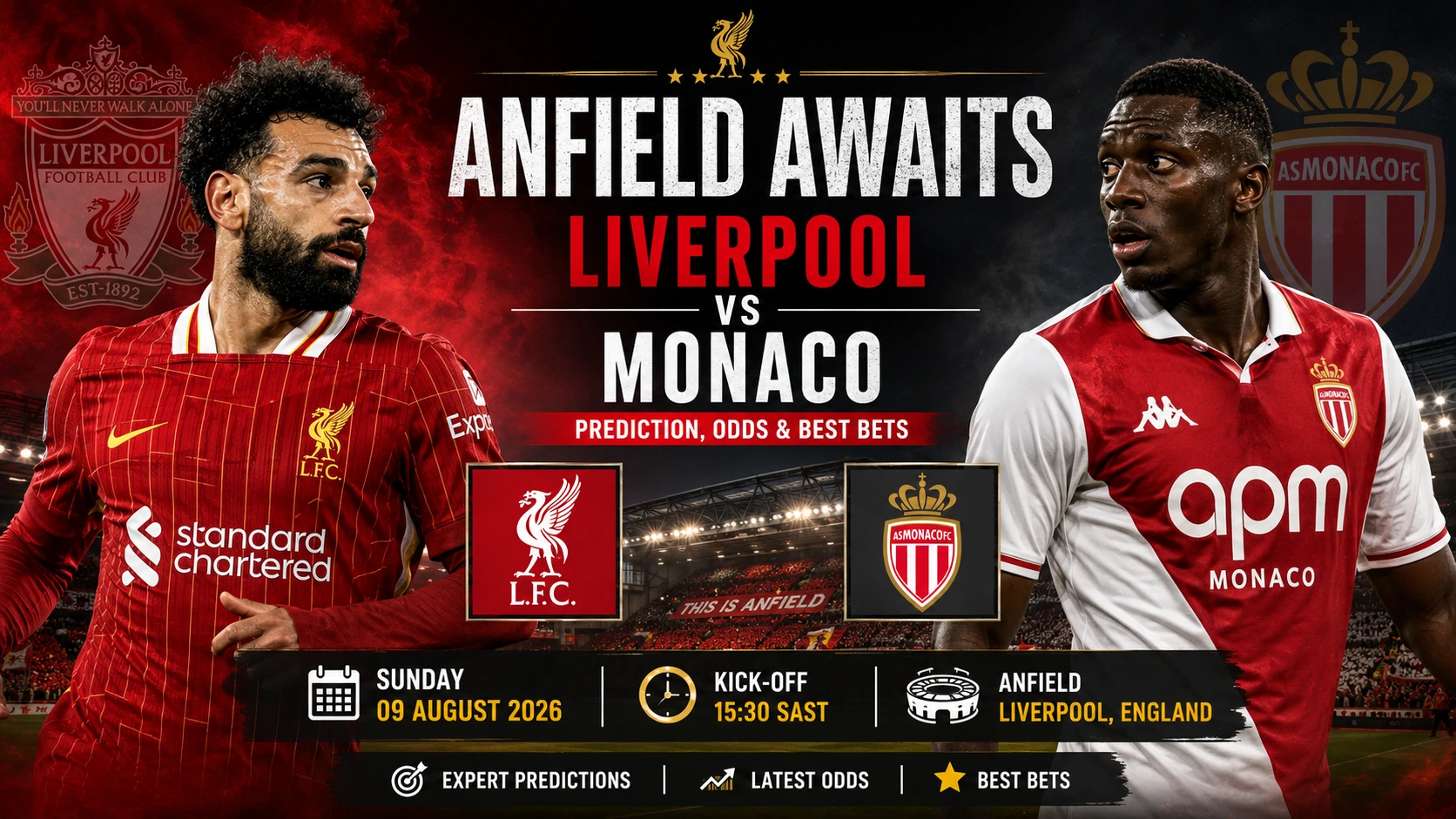 Liverpool vs Monaco