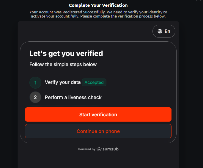 WSB Registration screenshot step4