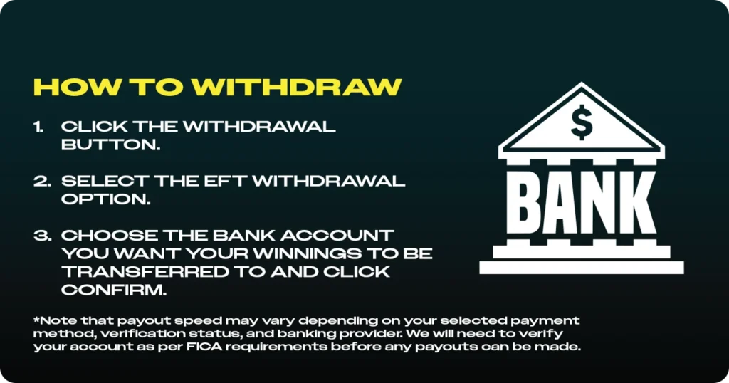 Zarbet EFT withdrawal instructions